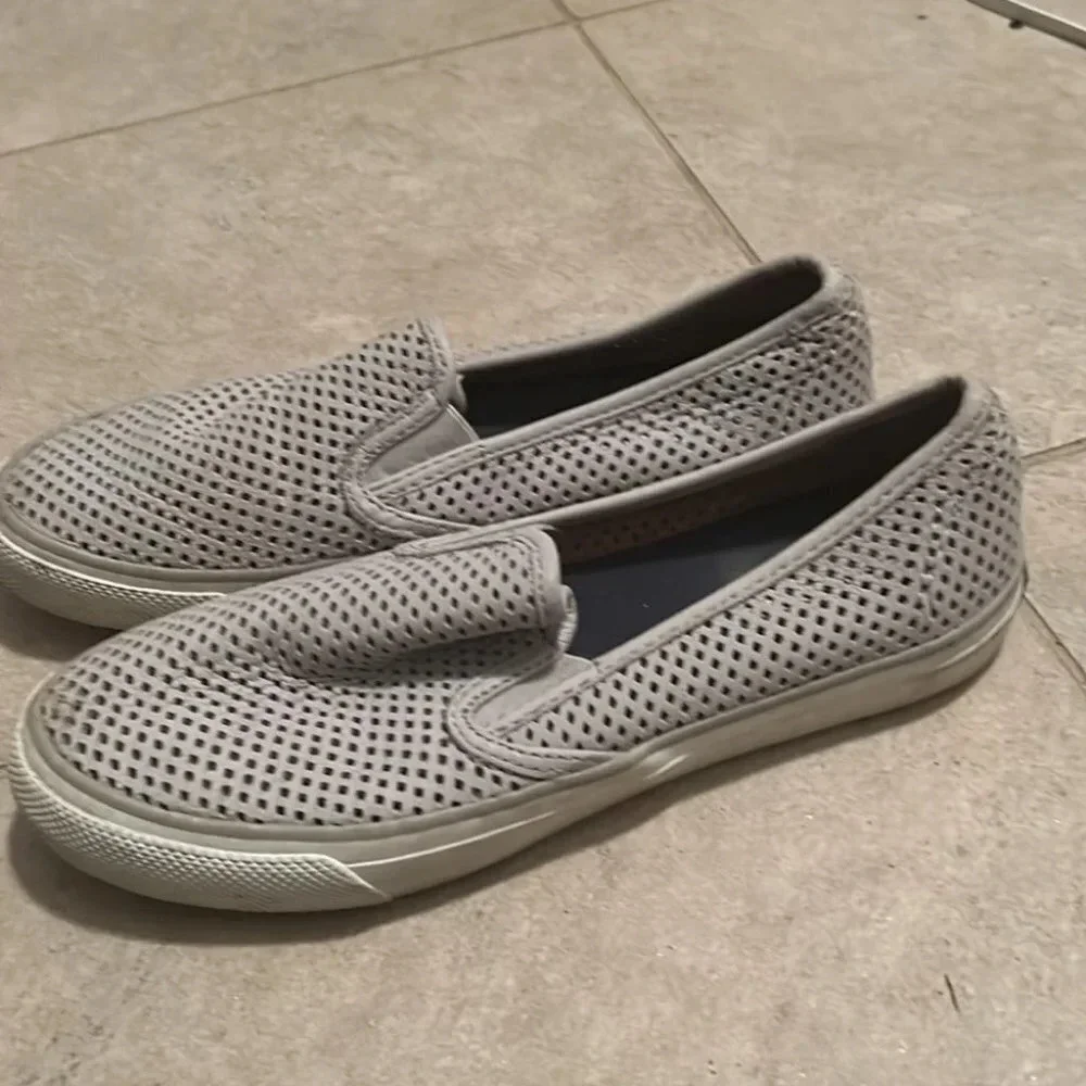 Gray Sperry Shoes